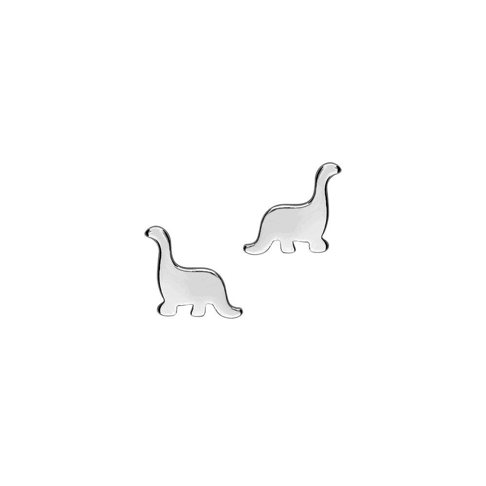 STERLING SILVER DINOSAUR STUD EARRINGS