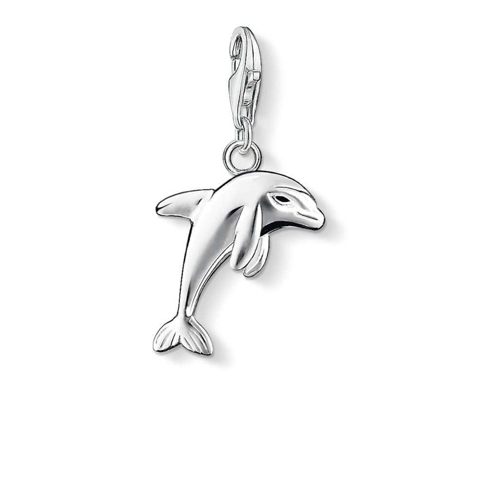 STERLING SILVER DOLPHIN CHARM PENDANT