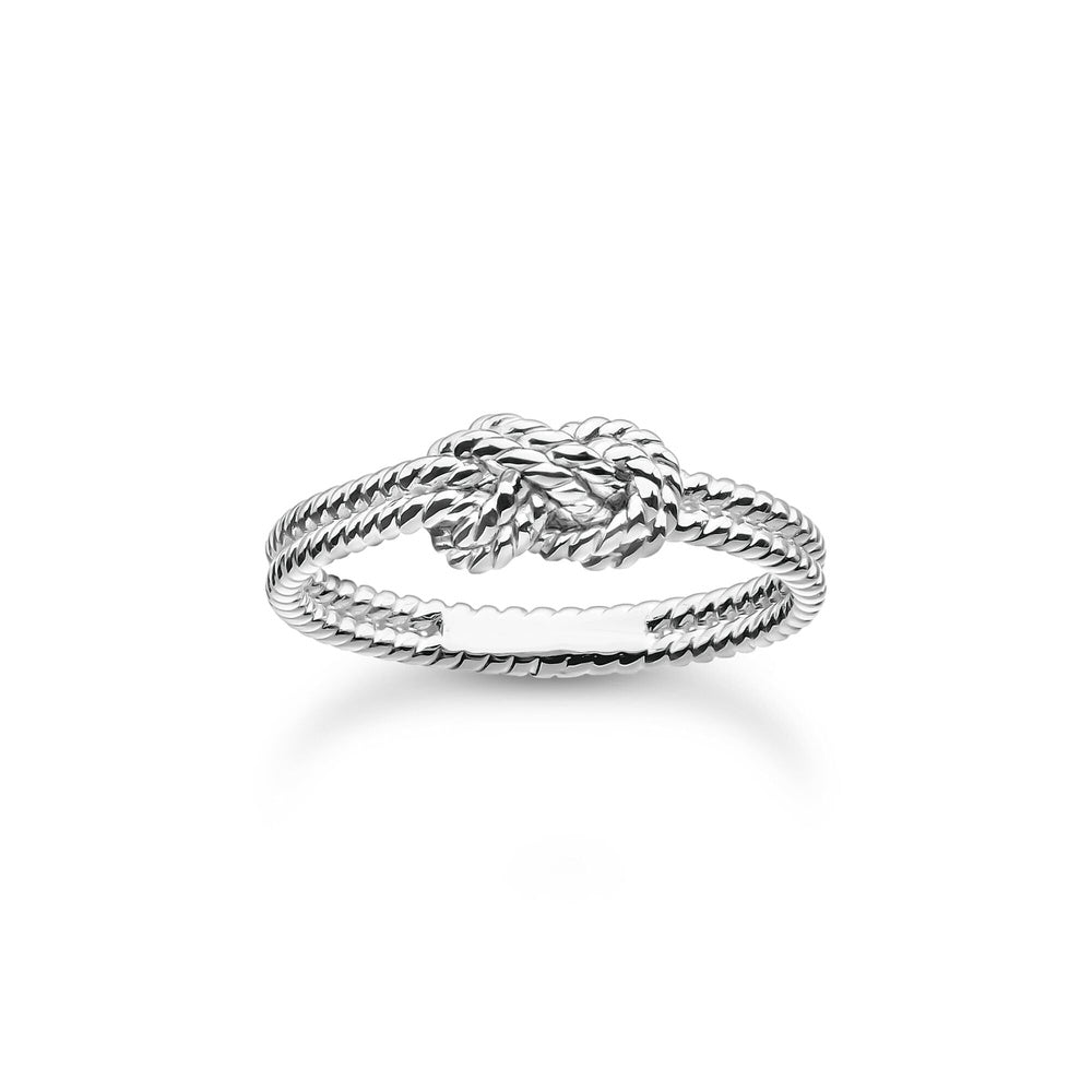 STERLING SILVER DOUBLE SAILOR'S KNOT RING