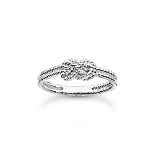 STERLING SILVER DOUBLE SAILOR'S KNOT RING