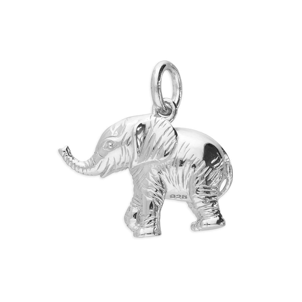 STERLING SILVER ELEPHANT PENDANT