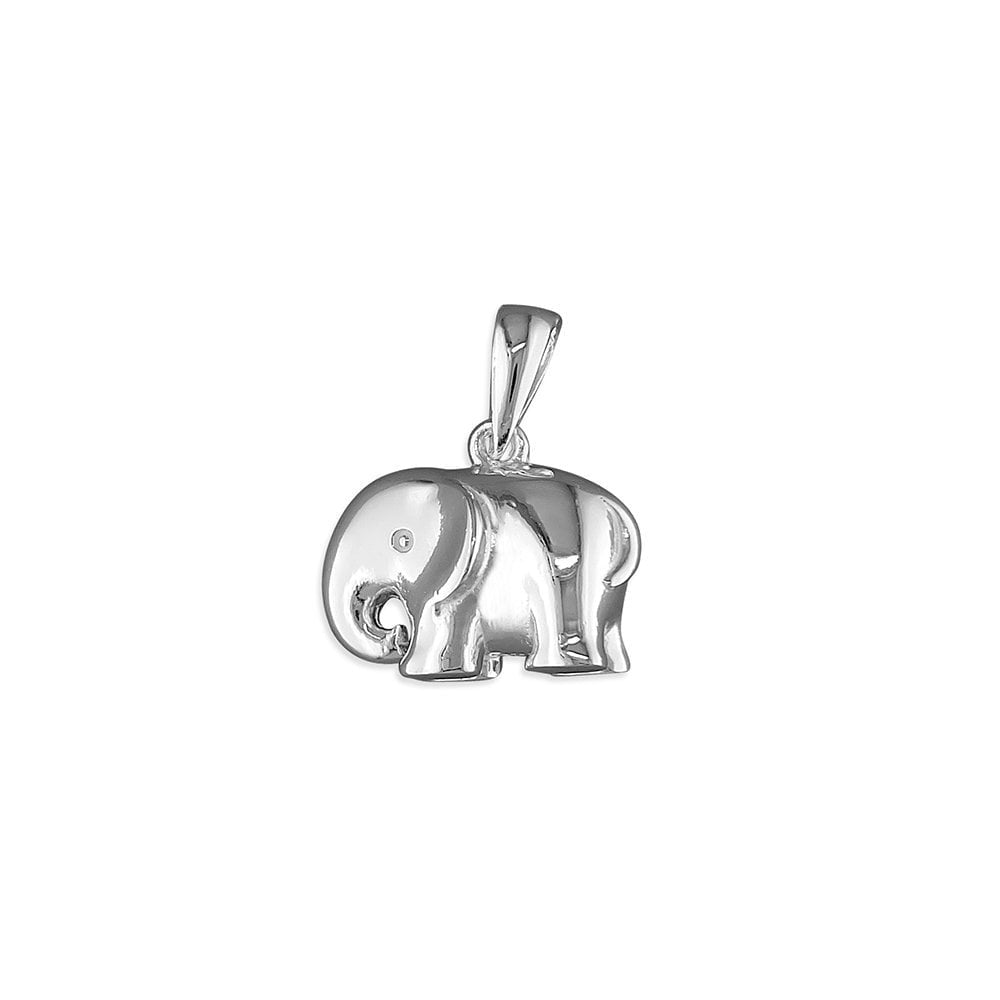 STERLING SILVER ELEPHANT PENDANT
