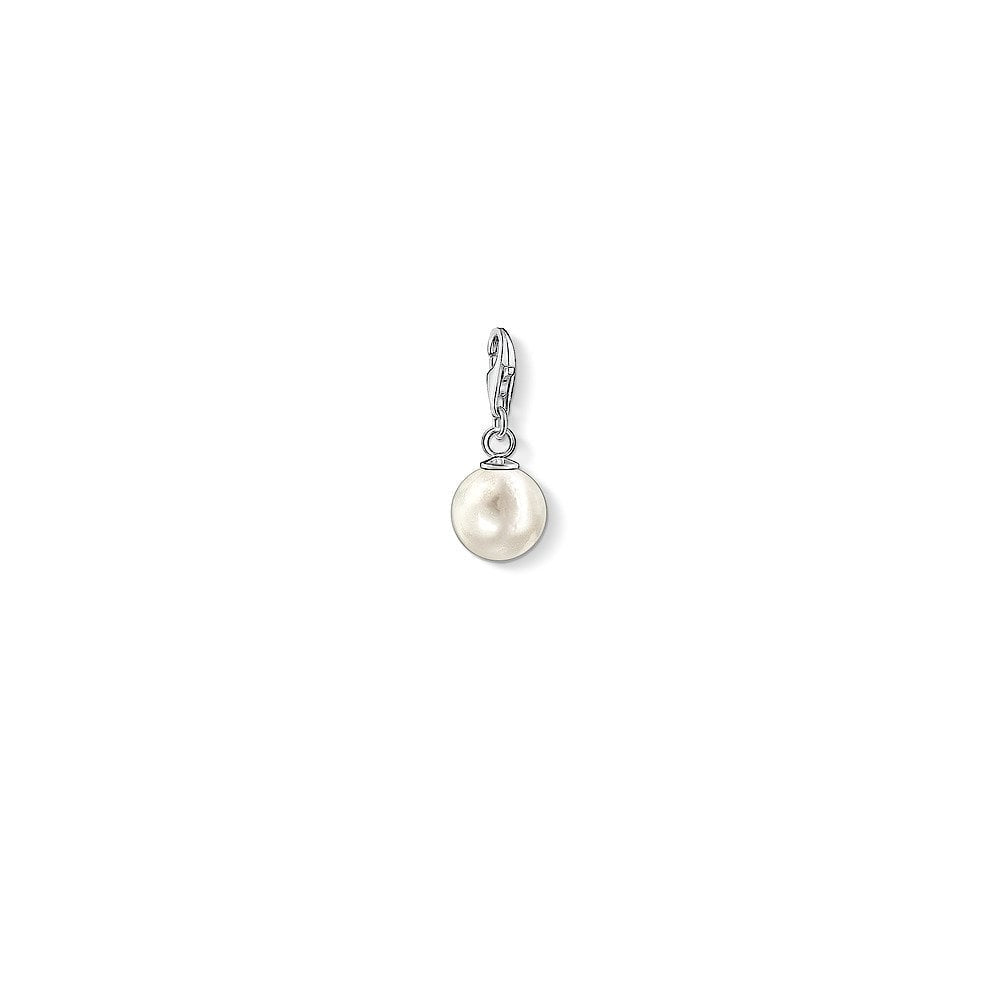 STERLING SILVER FRESH WATER PEARL CHARM PENDANT