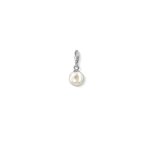 STERLING SILVER FRESH WATER PEARL CHARM PENDANT