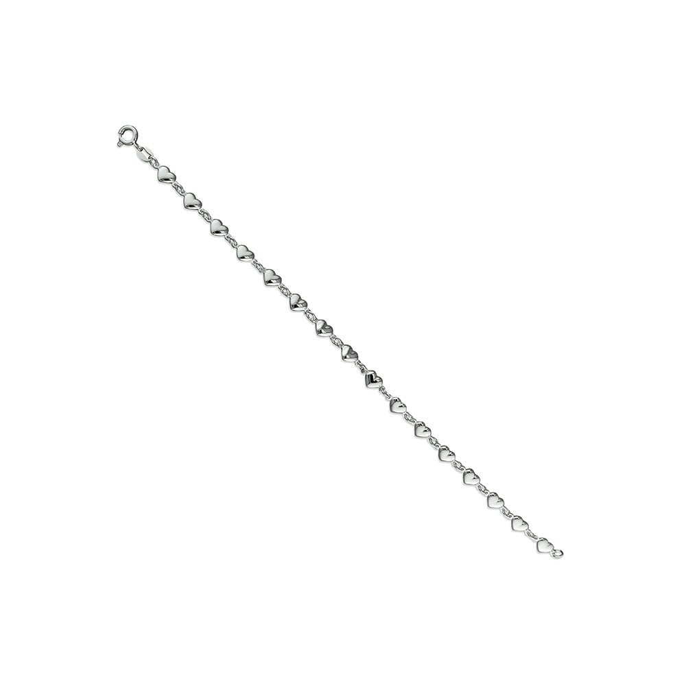 STERLING SILVER  HEART BRACELET