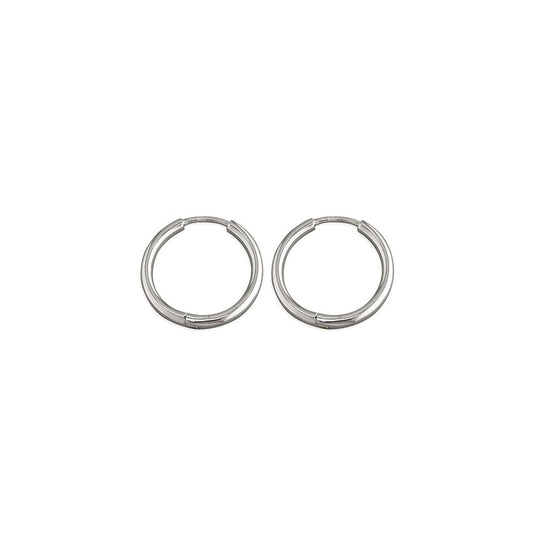 STERLING SILVER HOOP EARRINGS