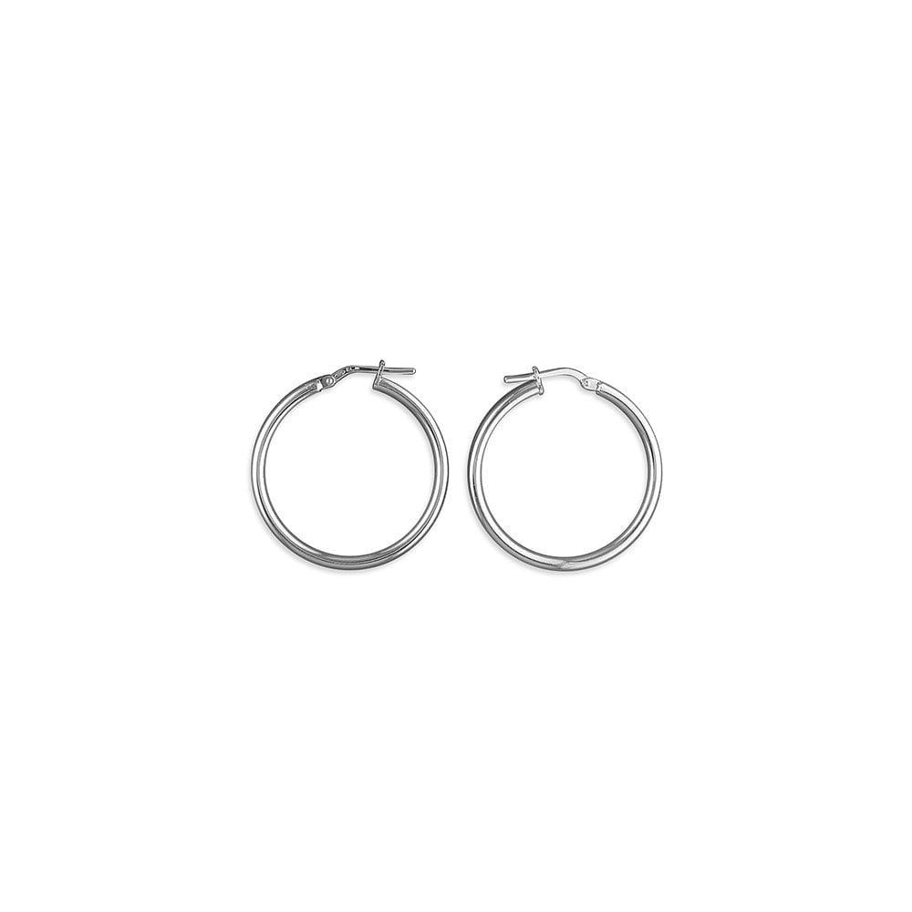 STERLING SILVER HOOP EARRINGS
