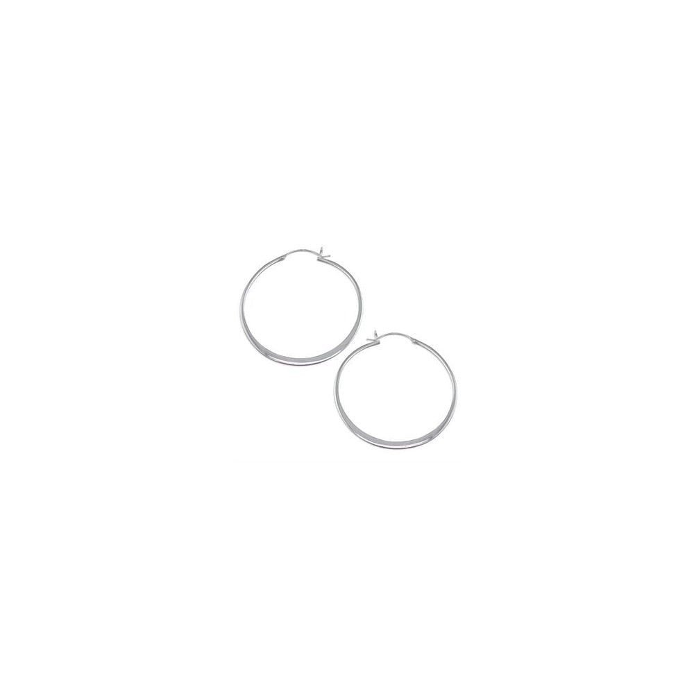 STERLING SILVER HOOP EARRINGS