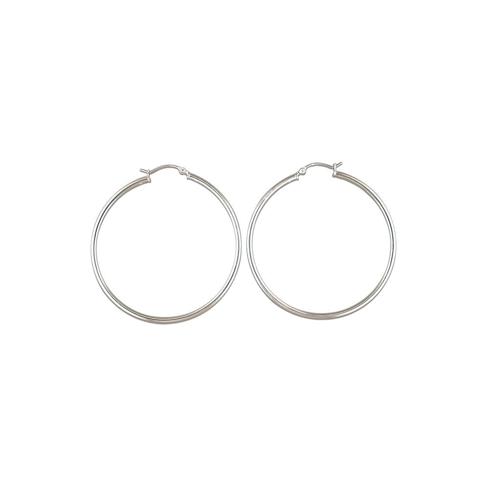 STERLING SILVER HOOP EARRINGS