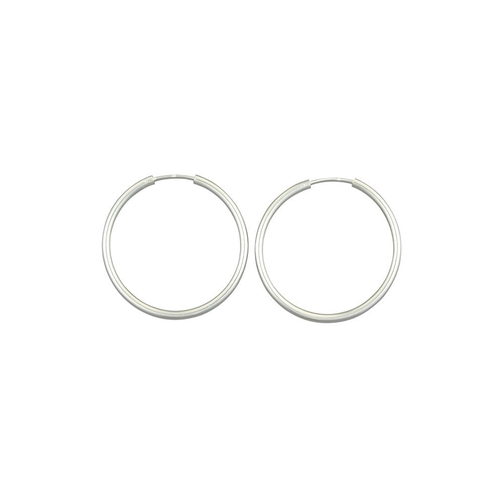 STERLING SILVER HOOP EARRINGS