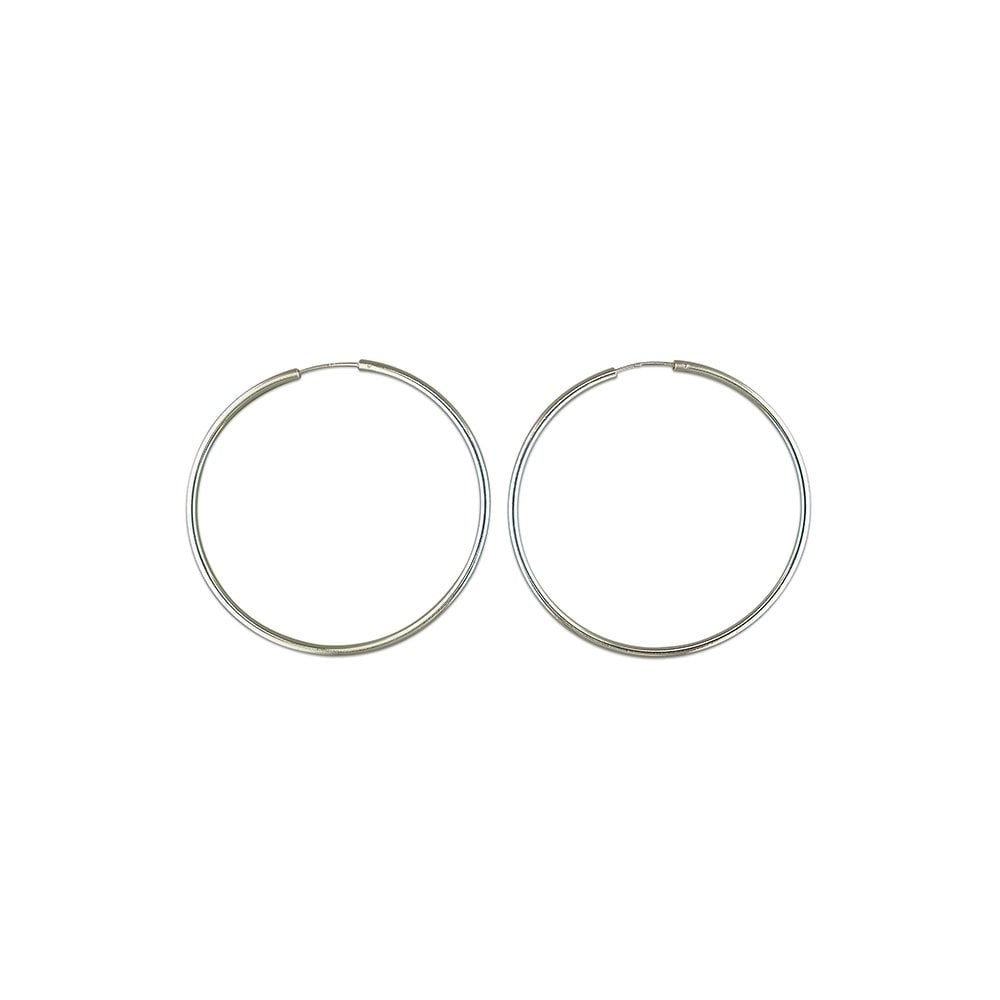 STERLING SILVER HOOP EARRINGS