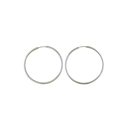 STERLING SILVER HOOP EARRINGS