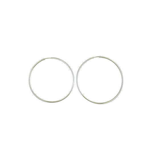 STERLING SILVER HOOP EARRINGS