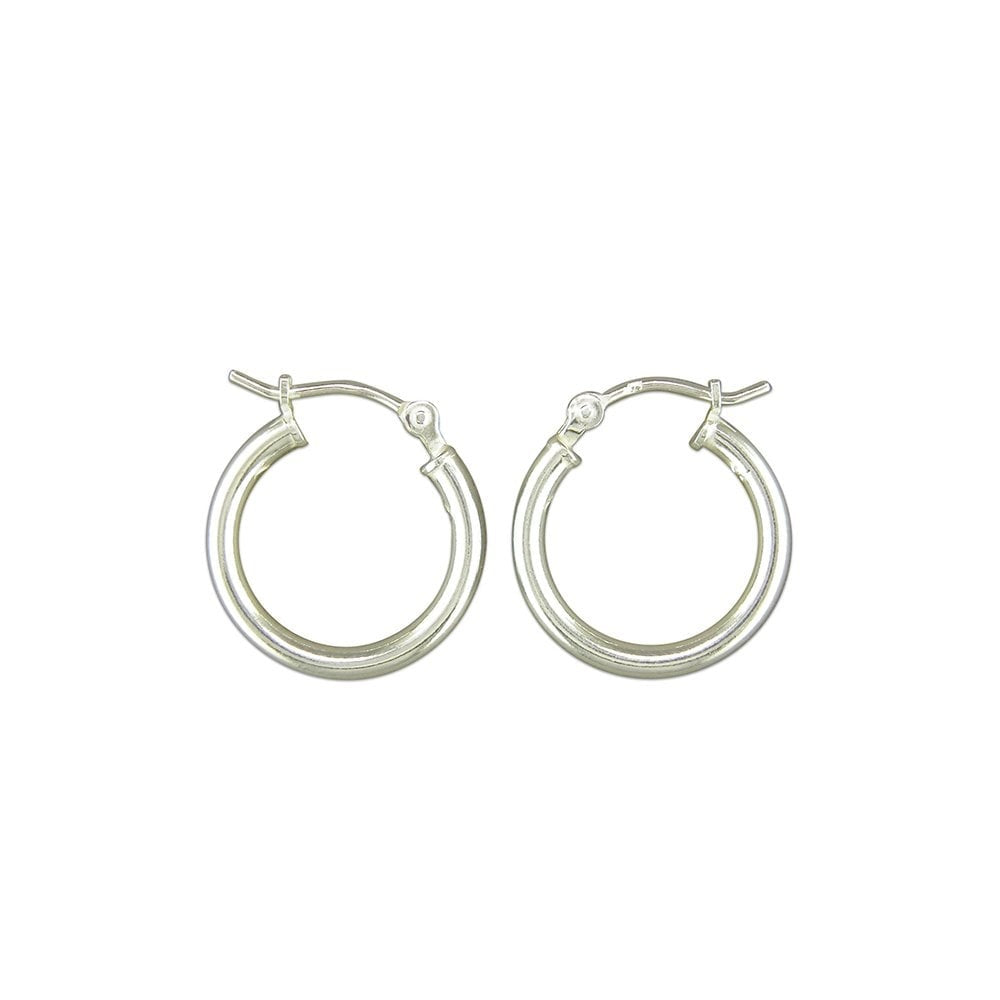STERLING SILVER HOOP EARRINGS