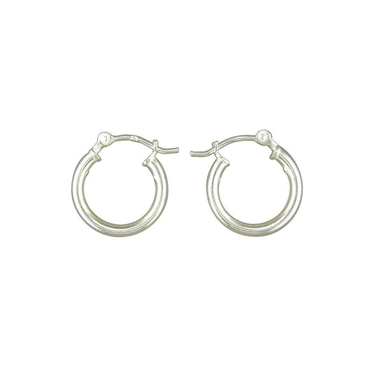 STERLING SILVER HOOP EARRINGS