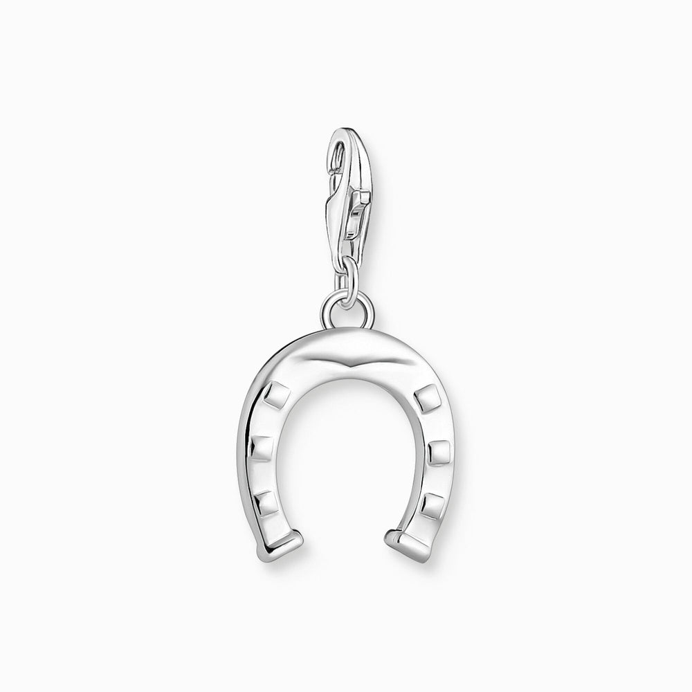 STERLING SILVER HORSESHOE CHARM PENDANT