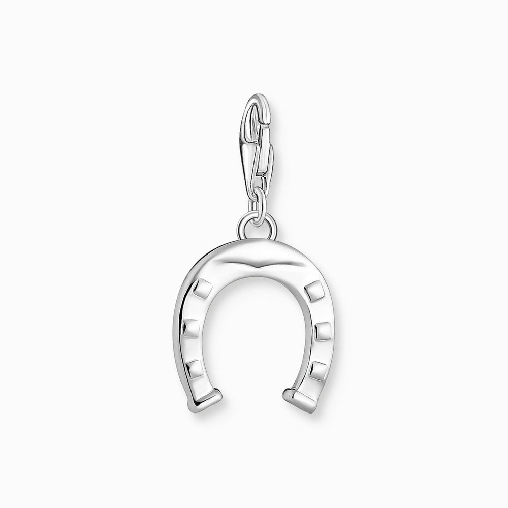 STERLING SILVER HORSESHOE CHARM PENDANT