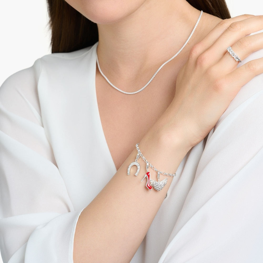 STERLING SILVER HORSESHOE CHARM PENDANT