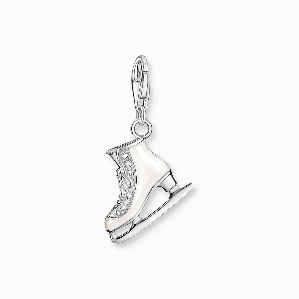 STERLING SILVER ICE SKATE CHARM 