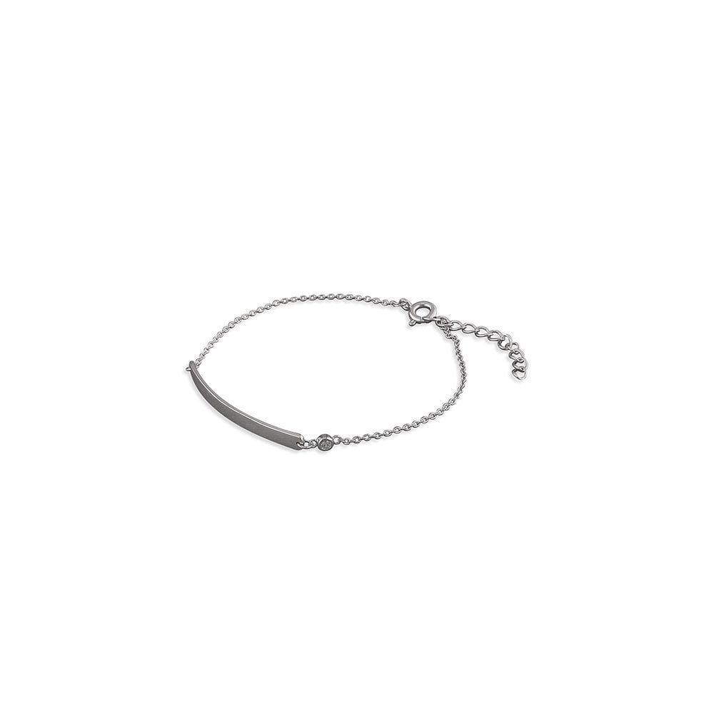 STERLING SILVER ID BRACELET