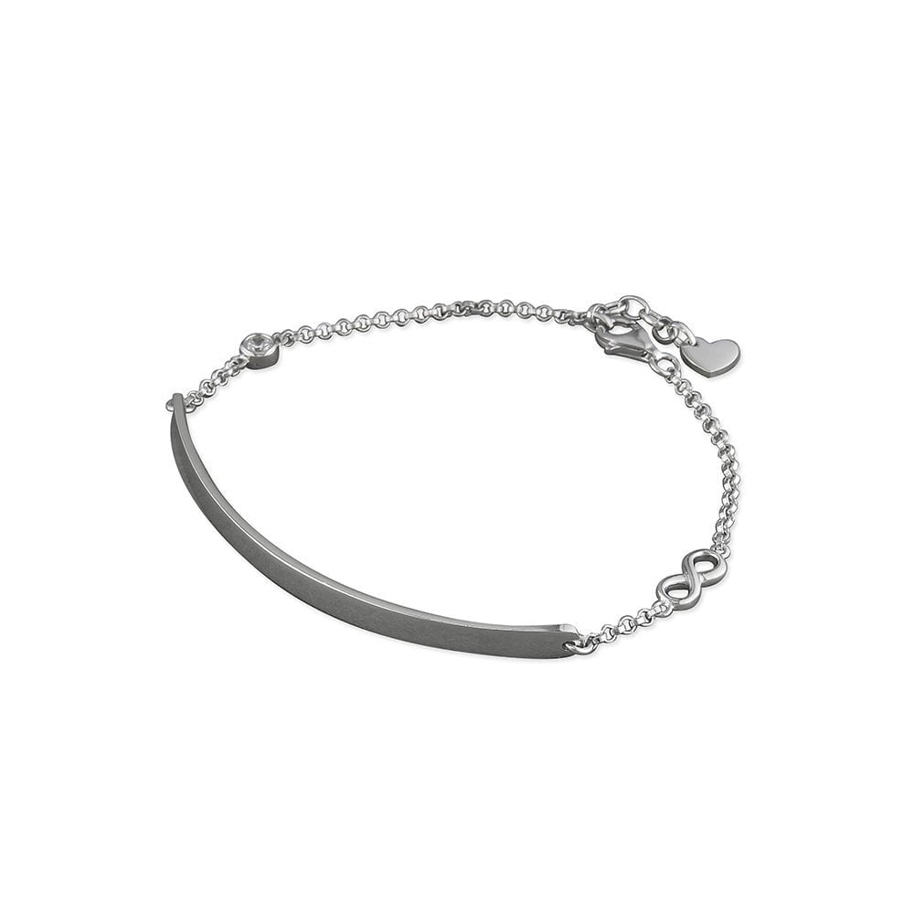 STERLING SILVER ID BRACELET