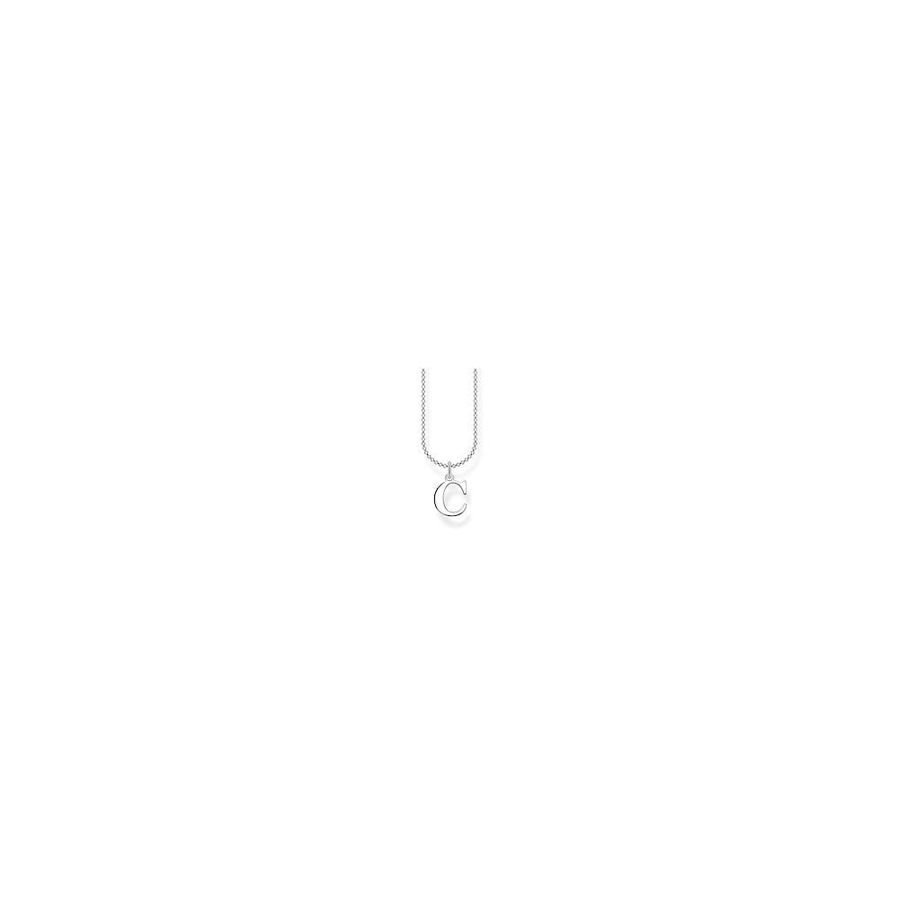 STERLING SILVER INITAL A TO Z NECKLACE