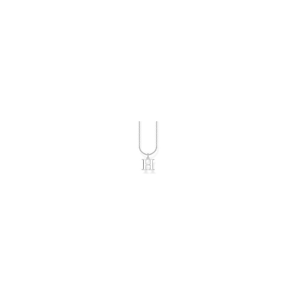STERLING SILVER INITAL A TO Z NECKLACE