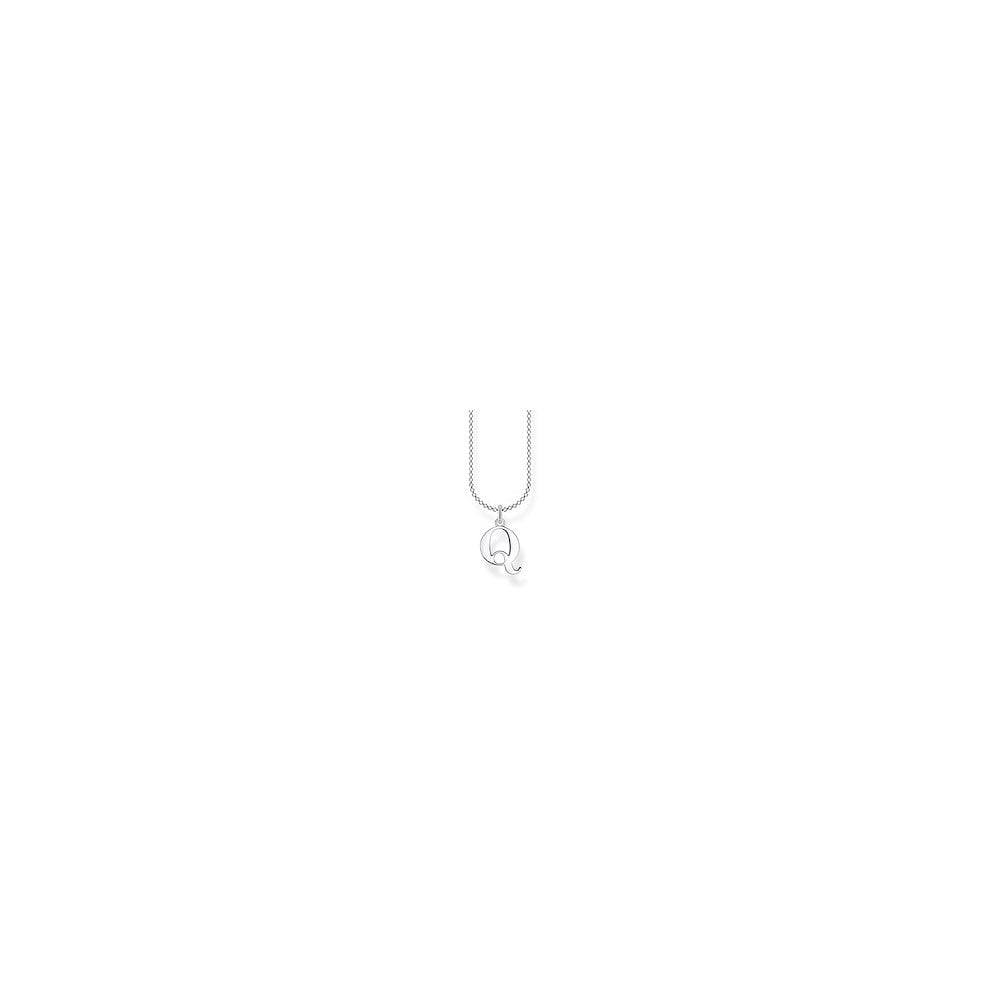 STERLING SILVER INITAL A TO Z NECKLACE