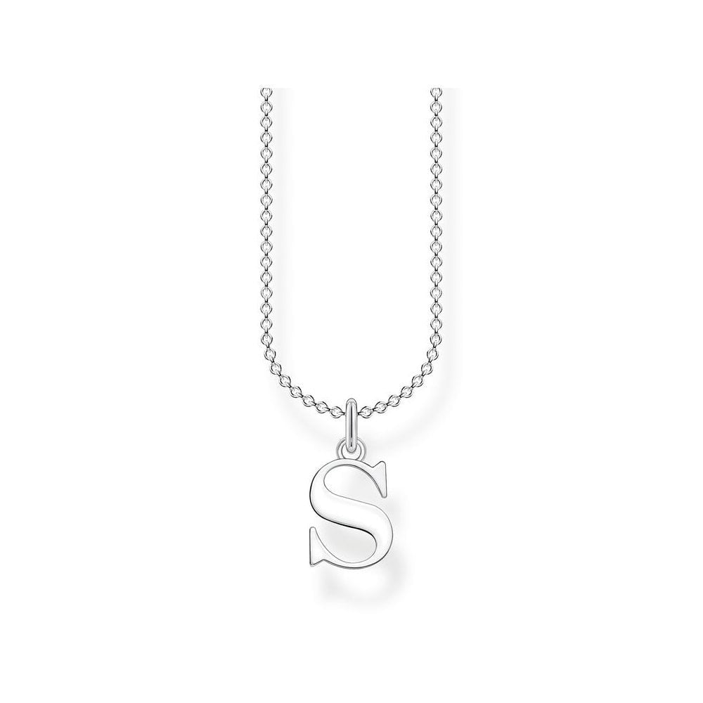 STERLING SILVER INITAL A TO Z NECKLACE