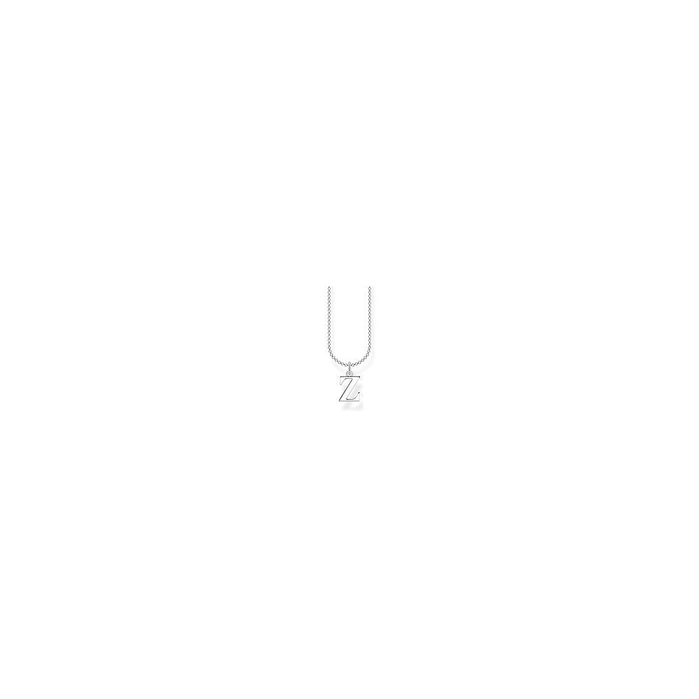 STERLING SILVER INITAL A TO Z NECKLACE