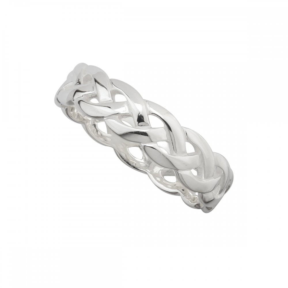 STERLING SILVER LADIES CELTIC KNOT RING 