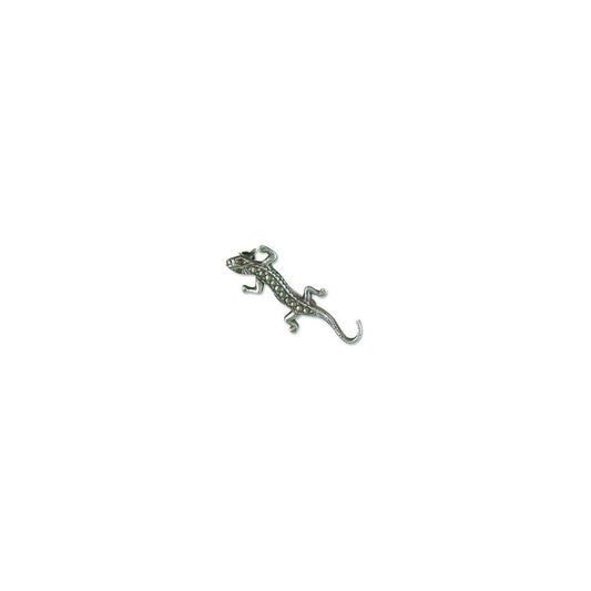 STERLING SILVER LIZARD BROOCH