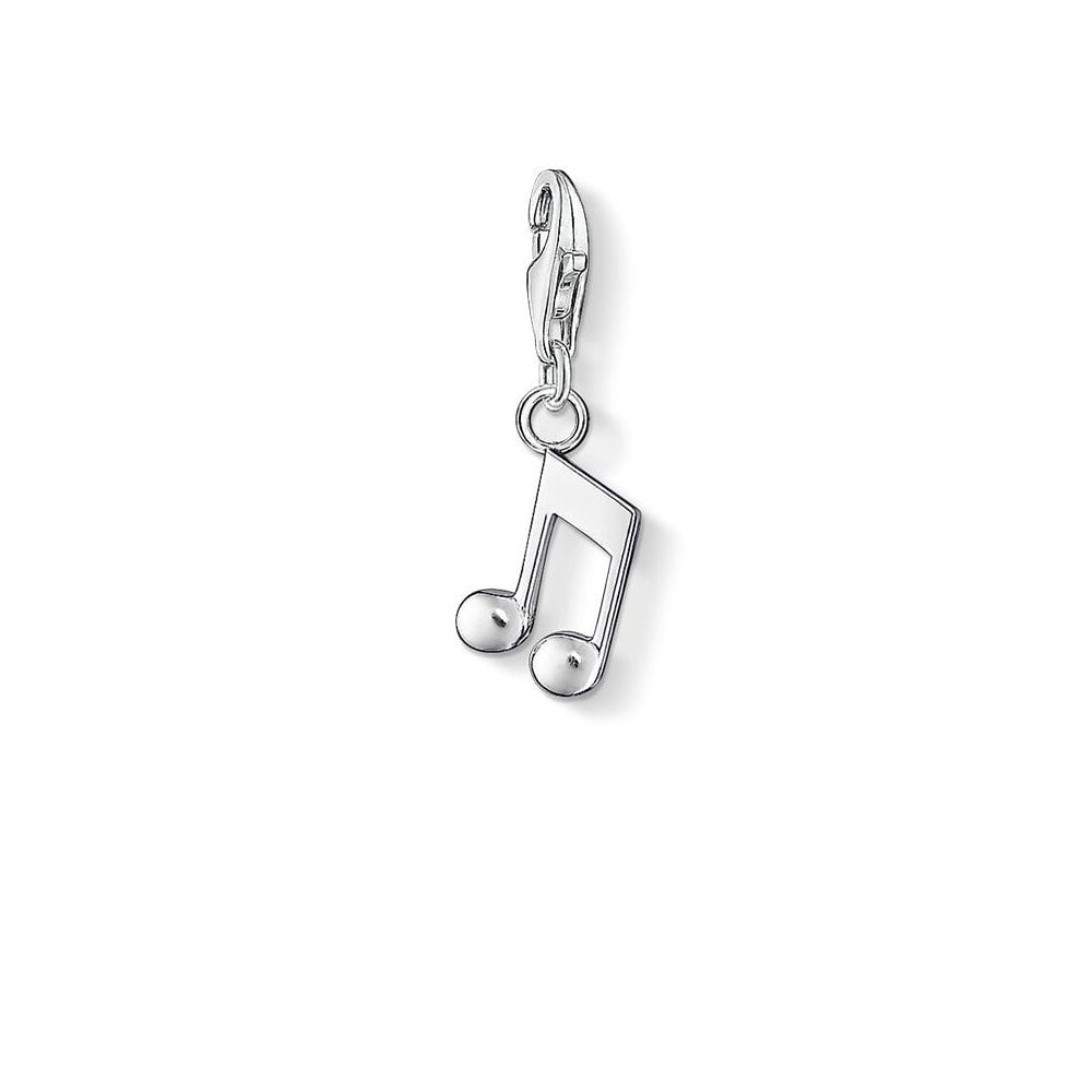 STERLING SILVER MUSIC NOTE CHARM PENDANT