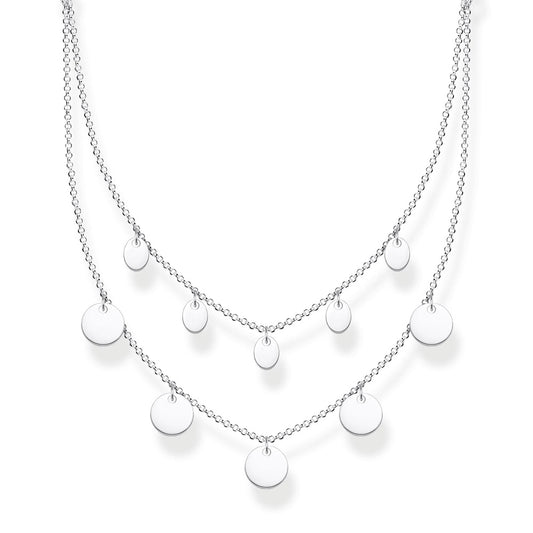 STERLING SILVER NECKLACE WITH DISC