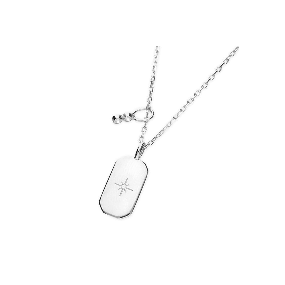 STERLING SILVER NORTH STAR NECKLACE