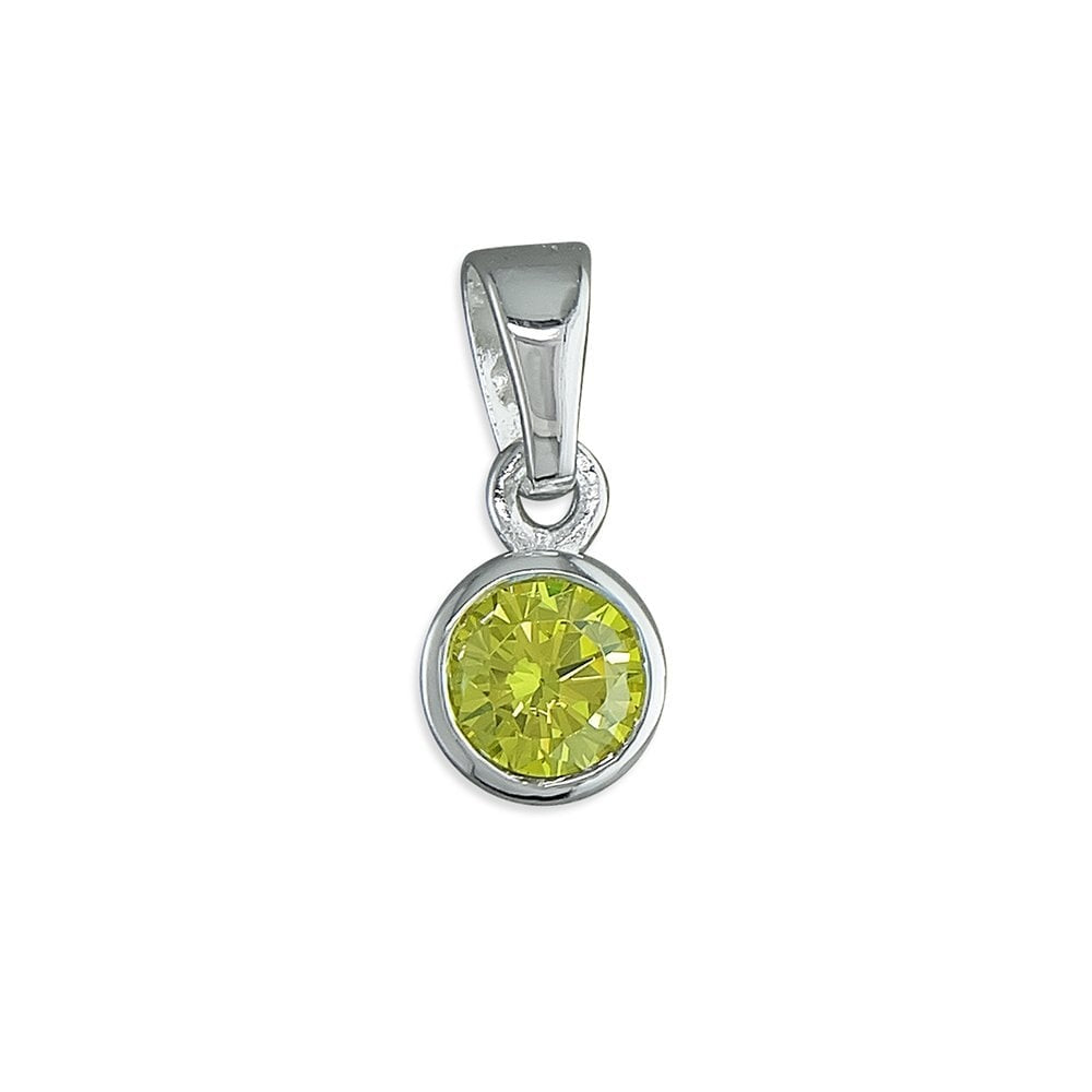 STERLING SILVER NOVEMBER BIRTHSTONE PENDANT