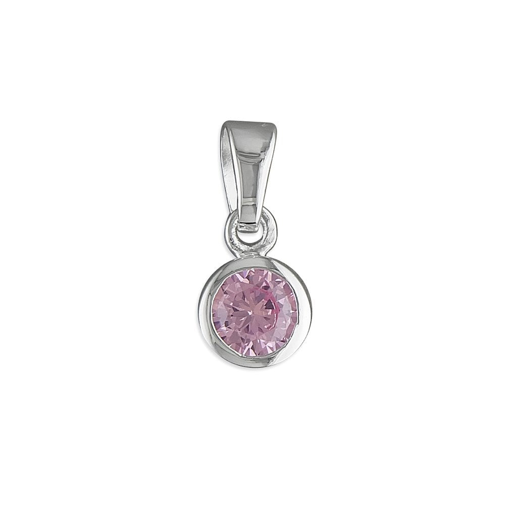 STERLING SILVER OCTOBER BIRTHSTONE PENDANT