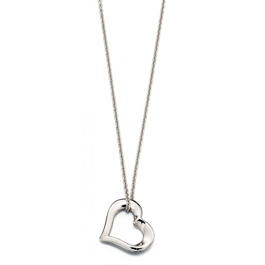 STERLING SILVER OPEN HEART LOLA PENDANT
