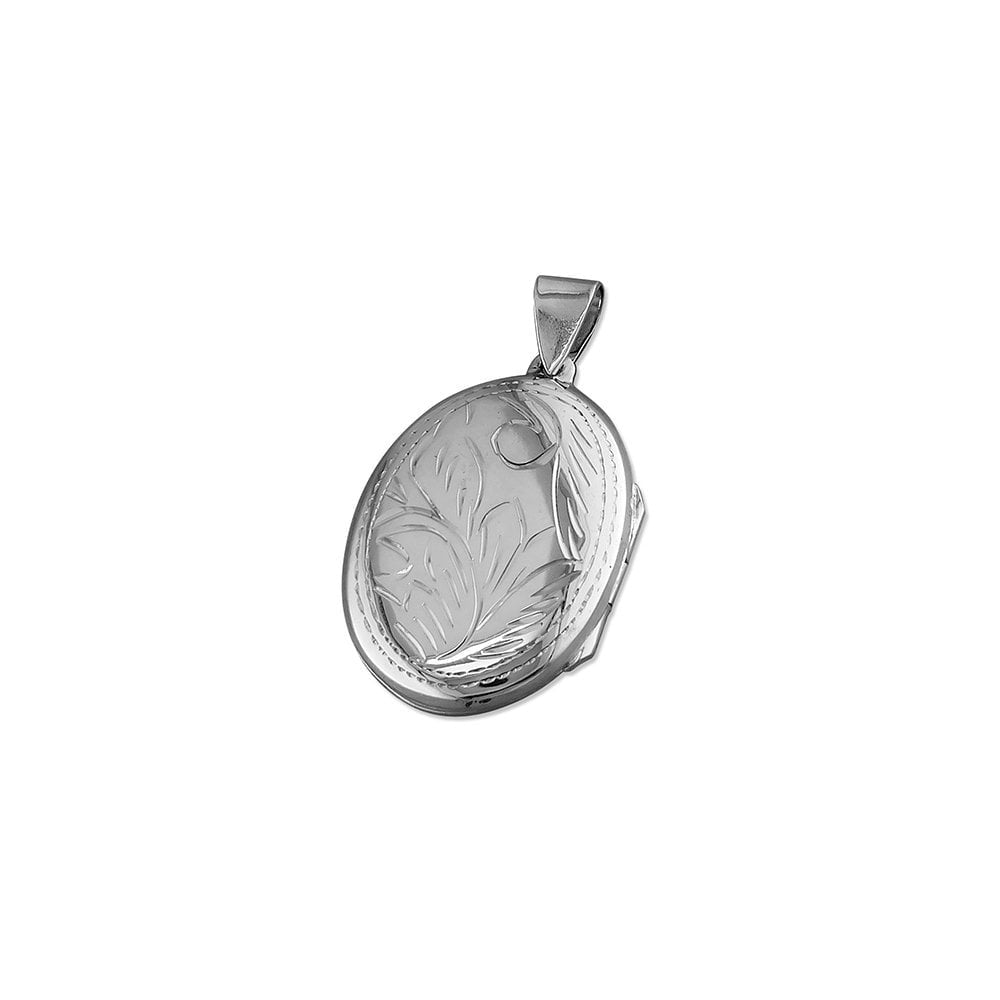 STERLING SILVER OVAL LOCKET