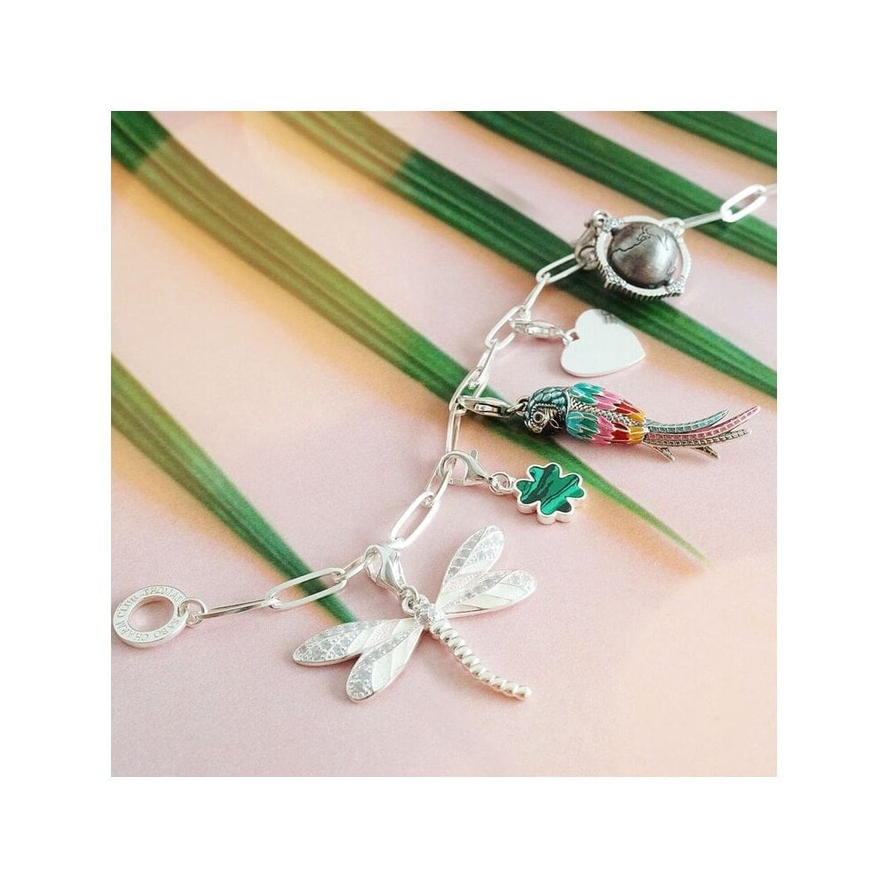 STERLING SILVER PLAIN HEART CHARM PENDANT