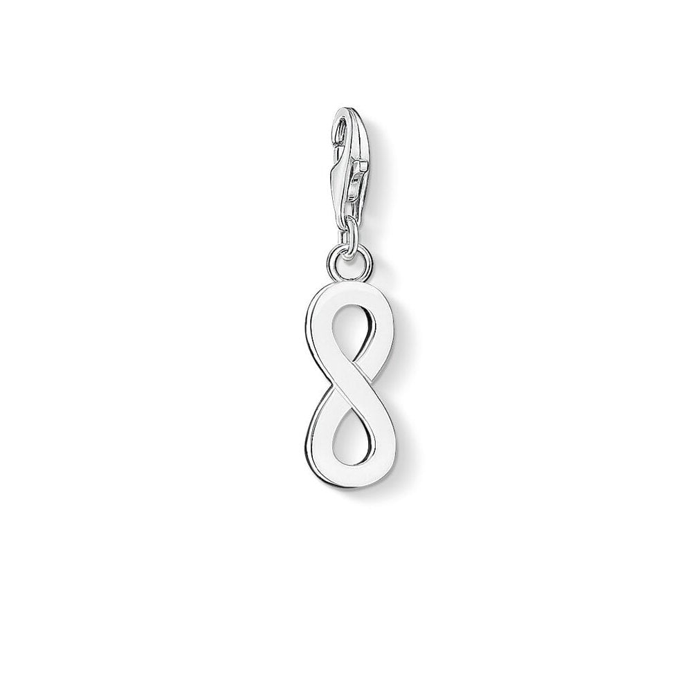 STERLING SILVER PLAIN INFINITY CHARM PENDANT