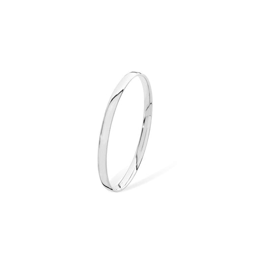 STERLING SILVER PLAIN SOLID BANGLE