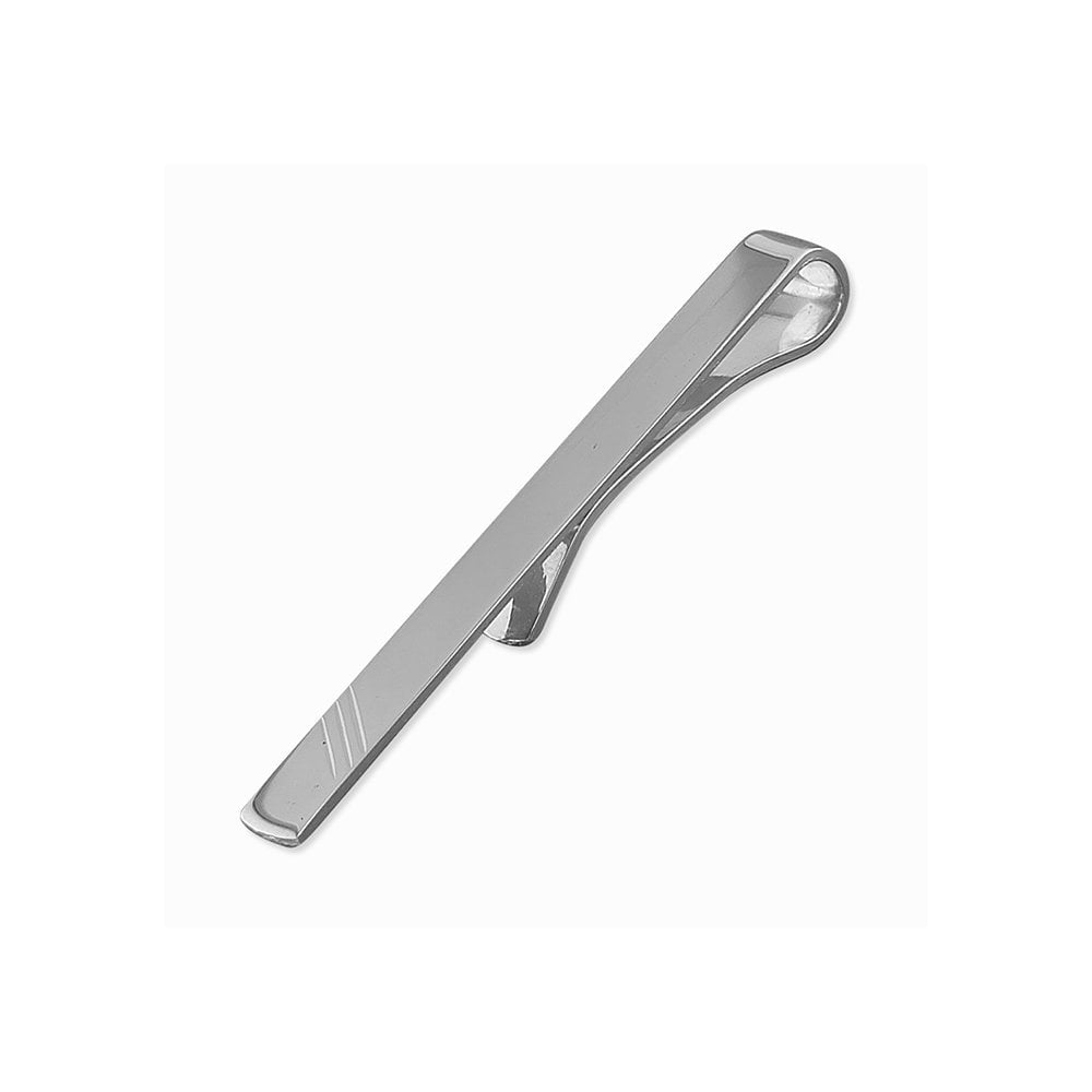 STERLING SILVER PLAIN TIE BAR