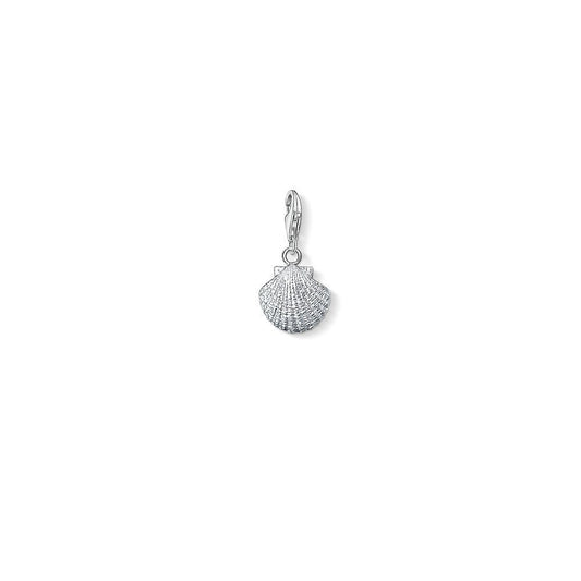 STERLING SILVER SEASHELL CHARM PENDANT