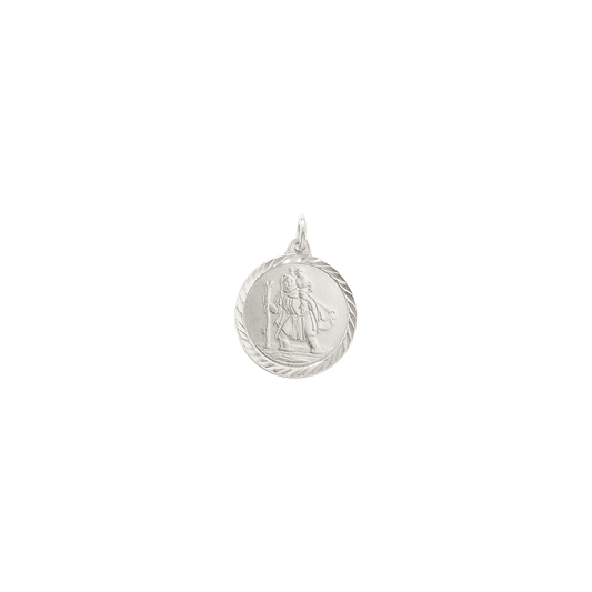 STERLING SILVER ST. CHRISTOPHER MEDAL 