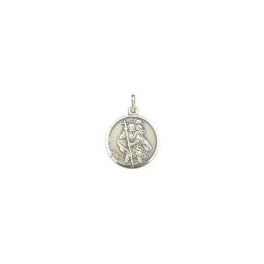 STERLING SILVER ST. CHRISTOPHER MEDAL 