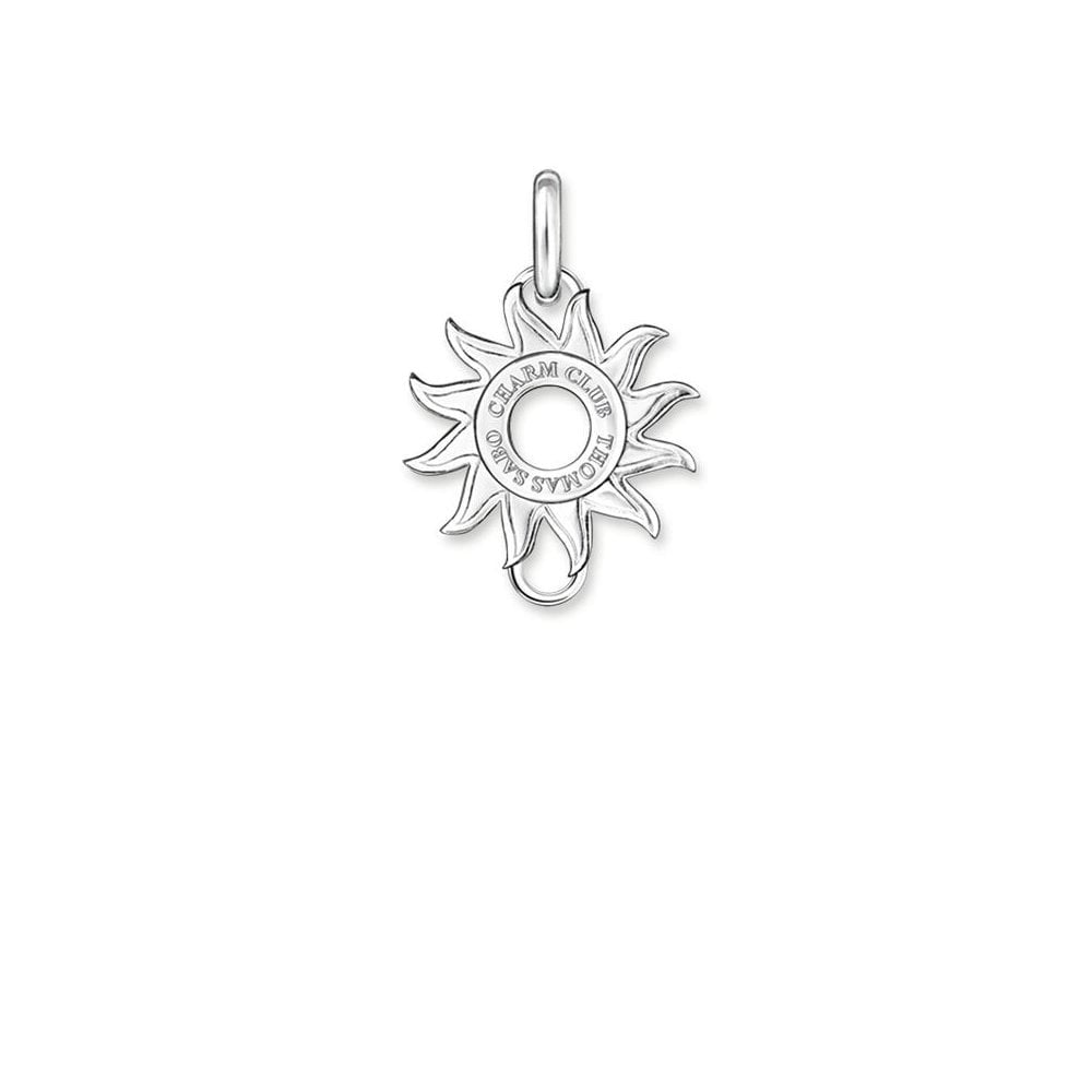 STERLING SILVER SUN SHAPE CHARM CARRIER