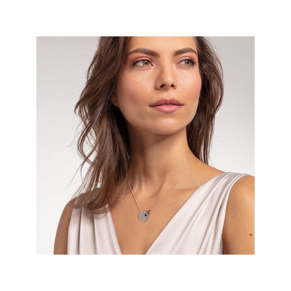 STERLING SILVER TOGETHER NECKLACE WITH "TOGETHER" AND "FOREVER" ENGRAVING