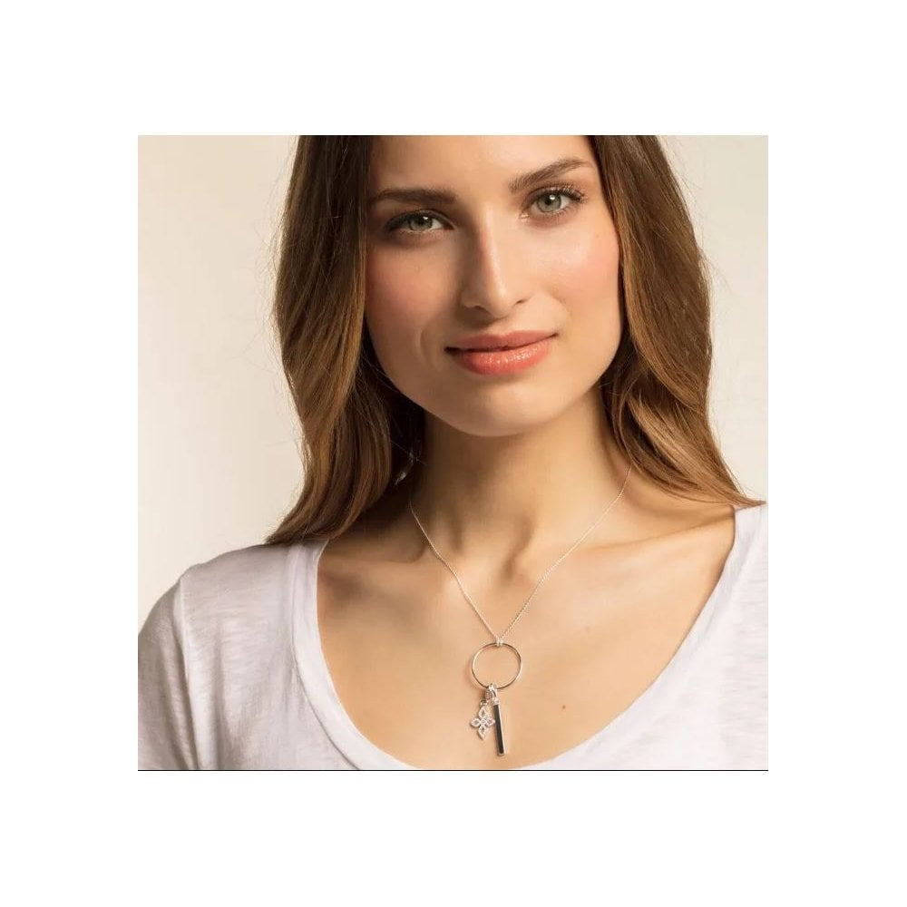 STERLING SILVER VERTICAL BAR CHARM