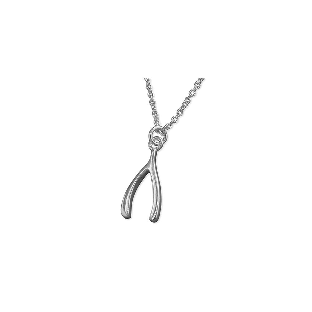 STERLING SILVER WISHBONE NECKLACE